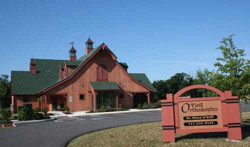 Office building at O'Neill Orthodontics in New Freedom, PA